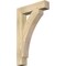 Ekena Millwork Thorton Block Rough Sawn Bracket, Douglas Fir, 4"W x 20"D x 32"H BKT04X20X32THR05RDF - alternate 1